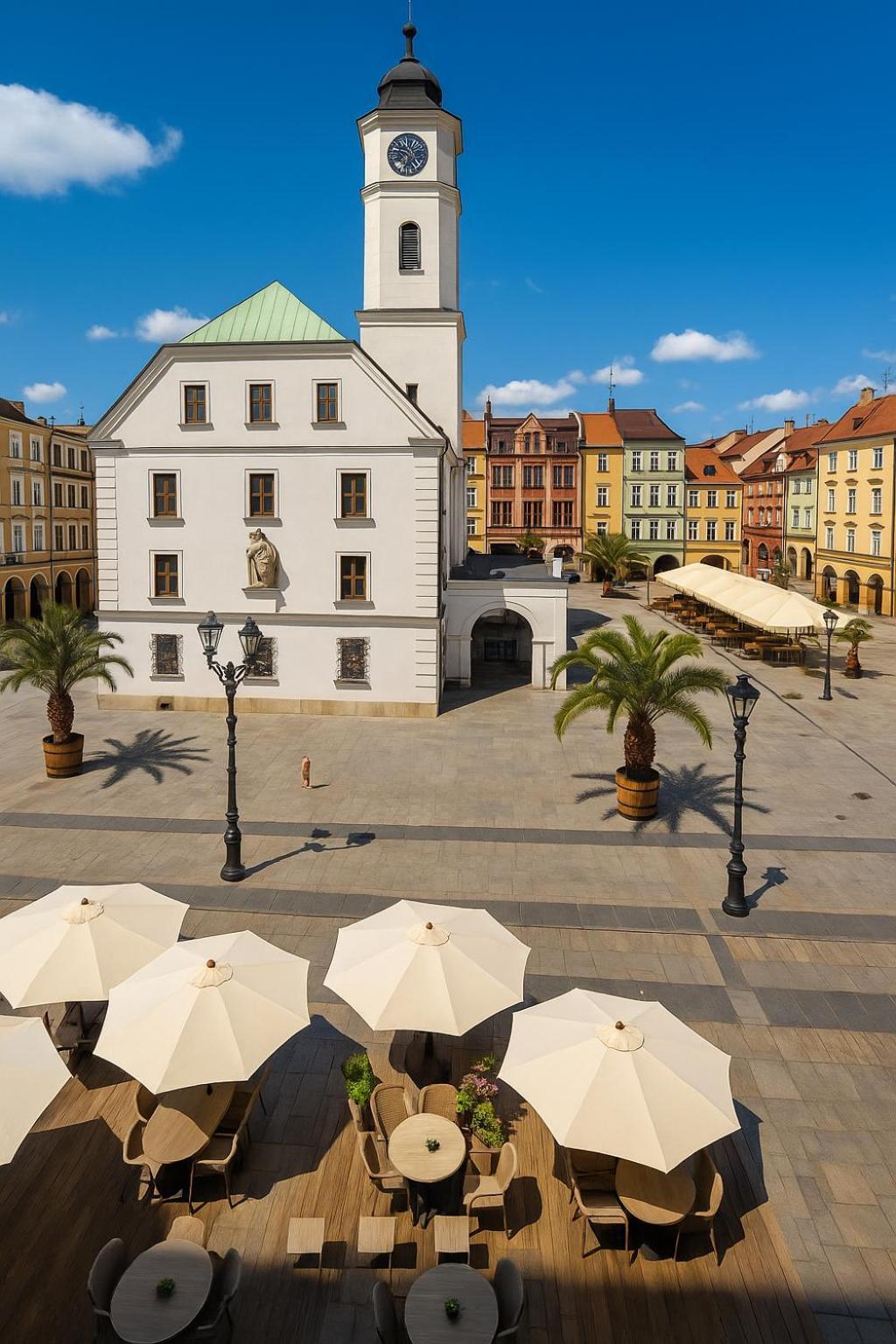 Rynek 23 Lux, Apartament Z Widokiem Na Ratusz Starego Miasta 格利维采 外观 照片